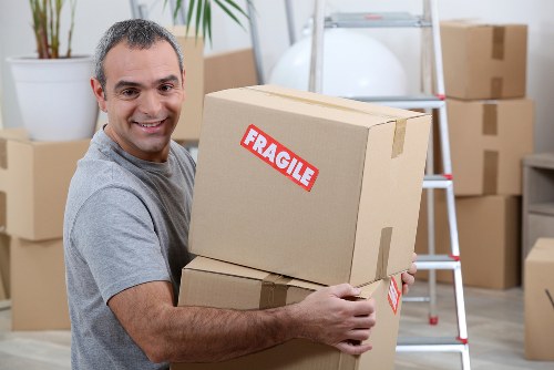 Removal team preparing for a residential move in Haringey