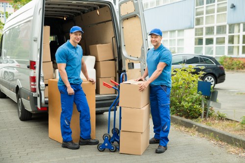 Van service assisting a Haringey customer with bulky item transport