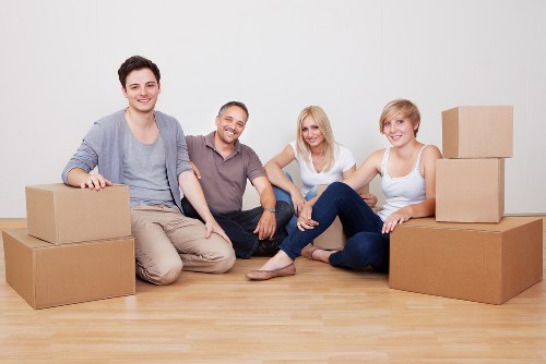 Organised packing and moving boxes ready for a Haringey relocation